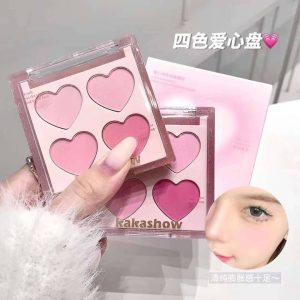 سایه و رژگونه قلبی